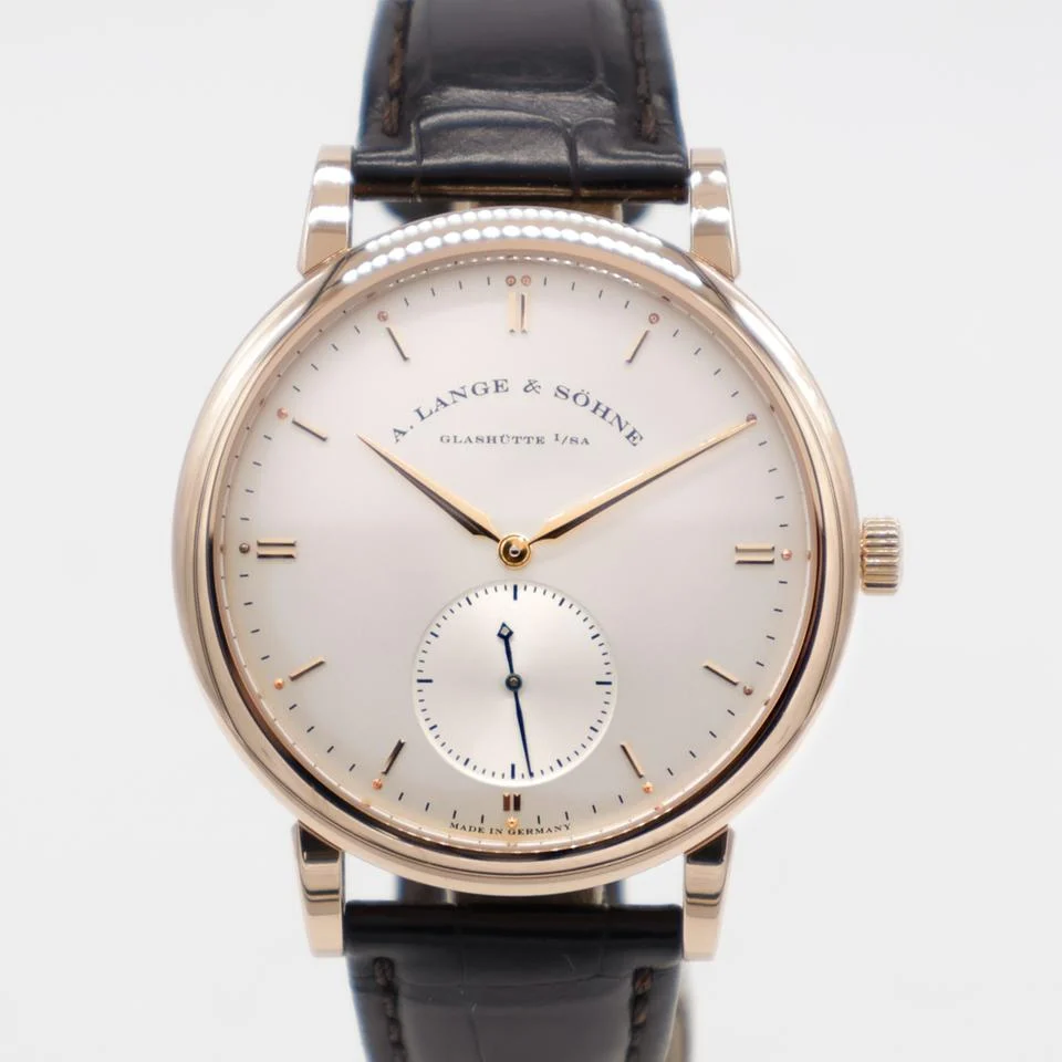 A. Lange & Söhne Saxonia 18k Rose Gold Automatic 40mm 307.032 Leather