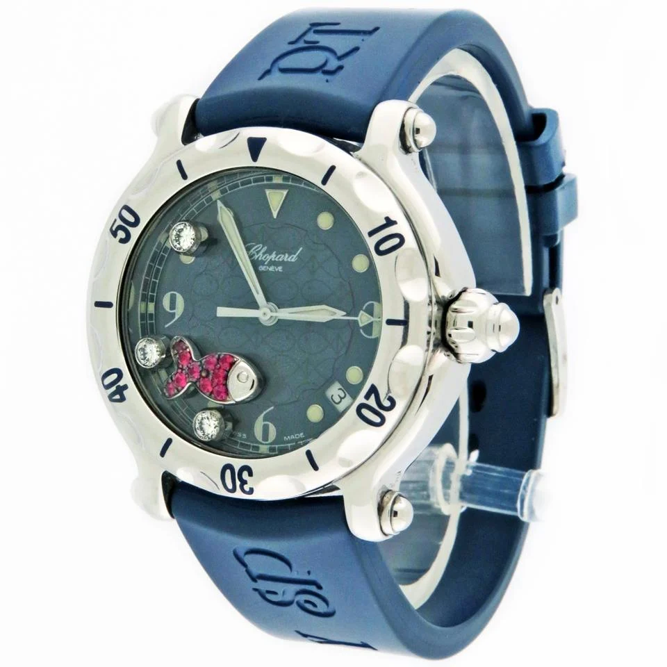 Chopard Happy Sport Fish Ref 28/8347/8-401 38mm w/Box