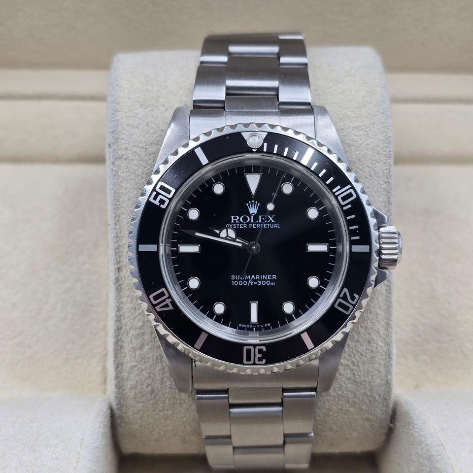 Rolex Submariner (No Date) No-Date 2 Liner Black Dial Steel 40mm 14060