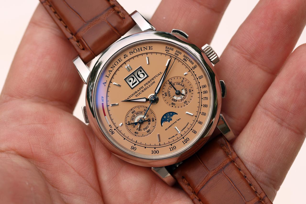 A. Lange & Söhne Datograph Perpetual Tourbillon ref. 740.056FE “Salmon Dial”