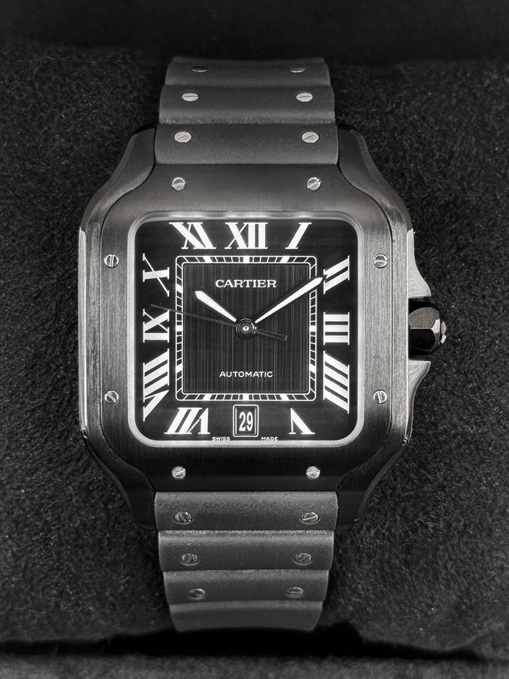 Cartier Santos 2024 Santos De Cartier 39.8mm WSSA0039 Stainless Steel Black Dial