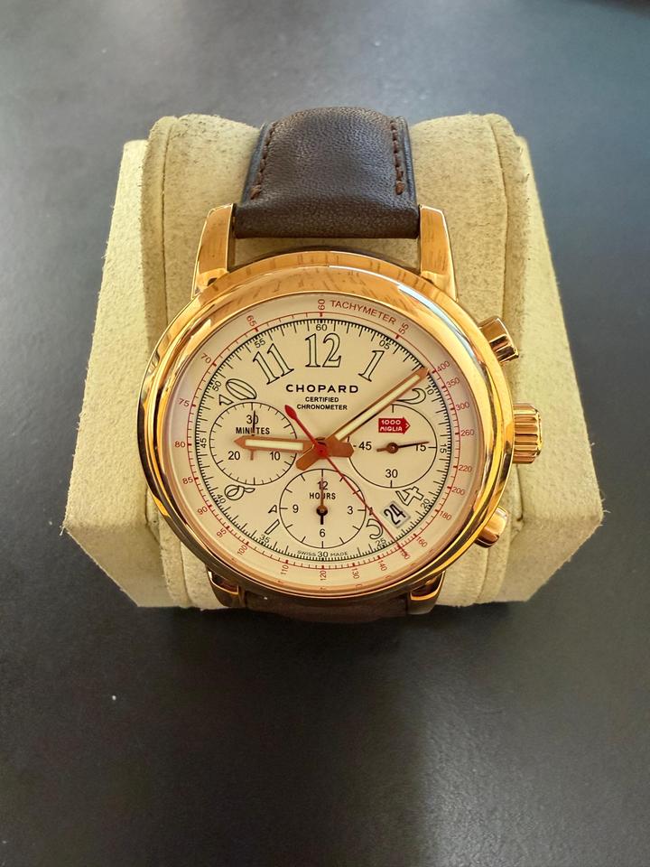 Chopard Mille Miglia Race Edition 18k Chronograph Watch Full Set