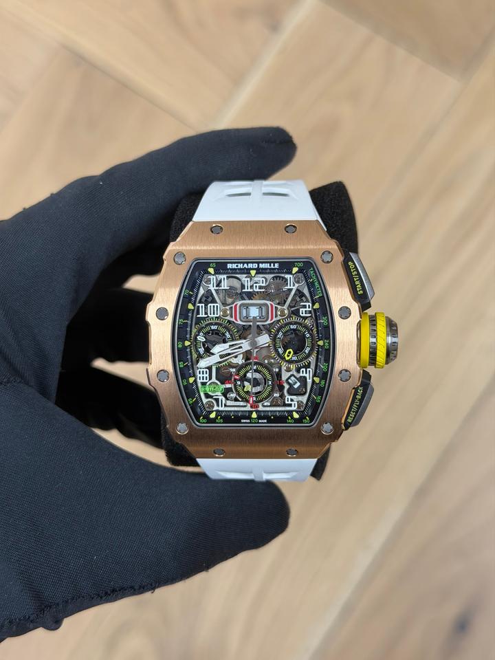 Richard Mille RM 011 Flyback Chronograph Rm11-03 11-03 Titanium RM11-03 Rose Gold 2016