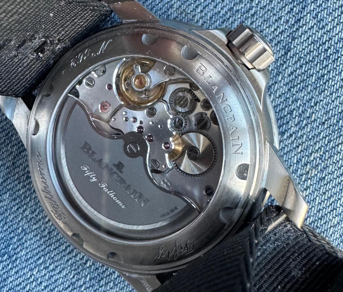 Blancpain Fifty Fathoms Automatic 50 Fathoms Grande Date Titanium NATO Strap