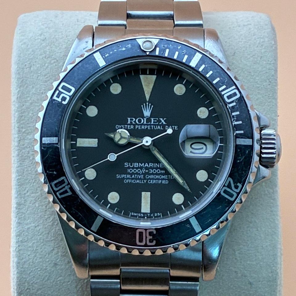 Rolex Submariner Date Fresh Service - Beautiful Patina - Matte Dial